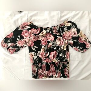 floral blouse